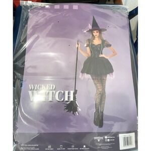 Hauntlook Halloween Costume Wicked Witch Dress‎ Adult Women's Medium Party Sexy